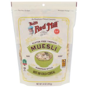 Bob's Red Mill Müsli, Tropisch, 14 Oz – 4er Packung