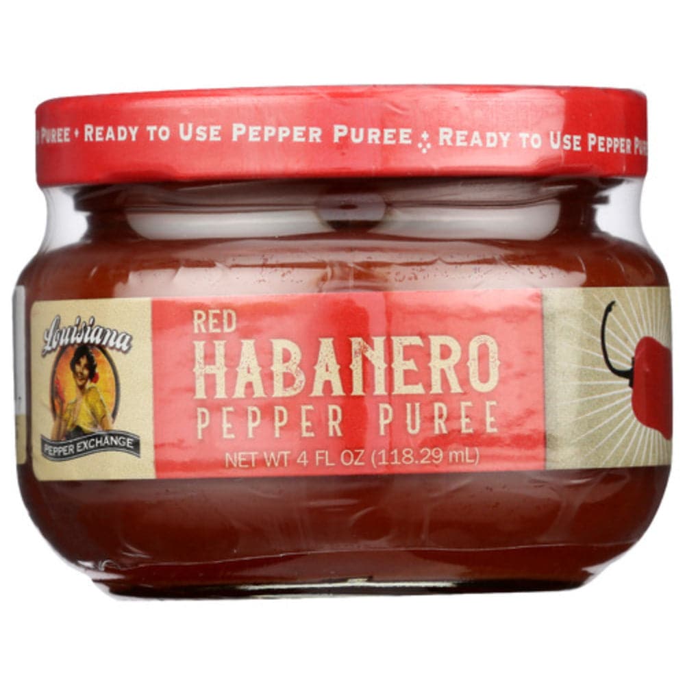 Louisiana Pfeffer Austausch – Rot Habanero Pfeffer Pürees, 4 Oz