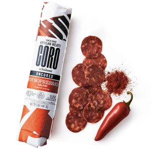 Unbehandelte heiße Sopressata Salami Piccolo – 6 x 5 oz