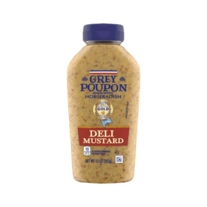 Grauer Poupon aus Meerrettich-Deli Senf