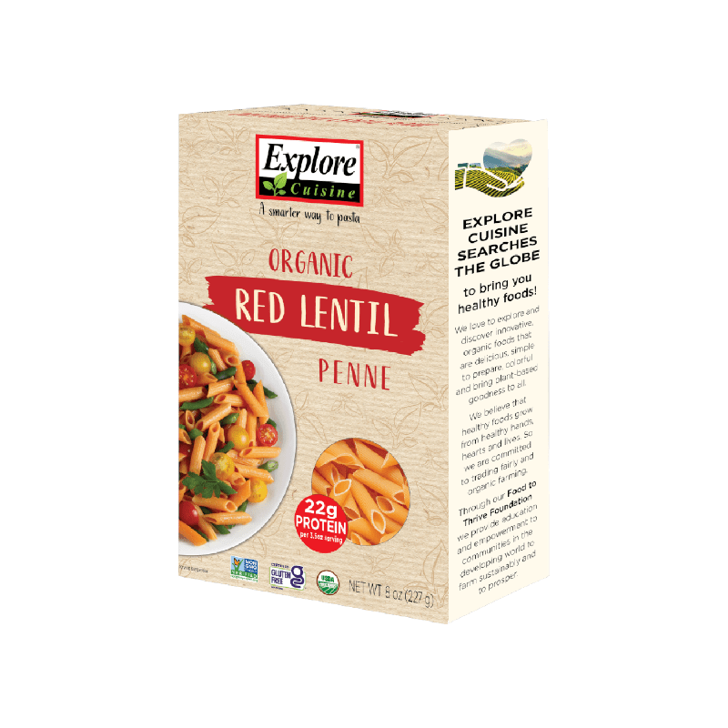 Explore Cuisine Bio Rote Linsen Penne