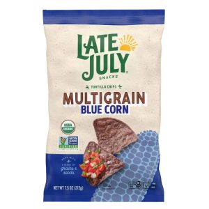 Late July – Multigrain Blue Corn Chips, 7,5 Unzen – Packung mit 12 Stück