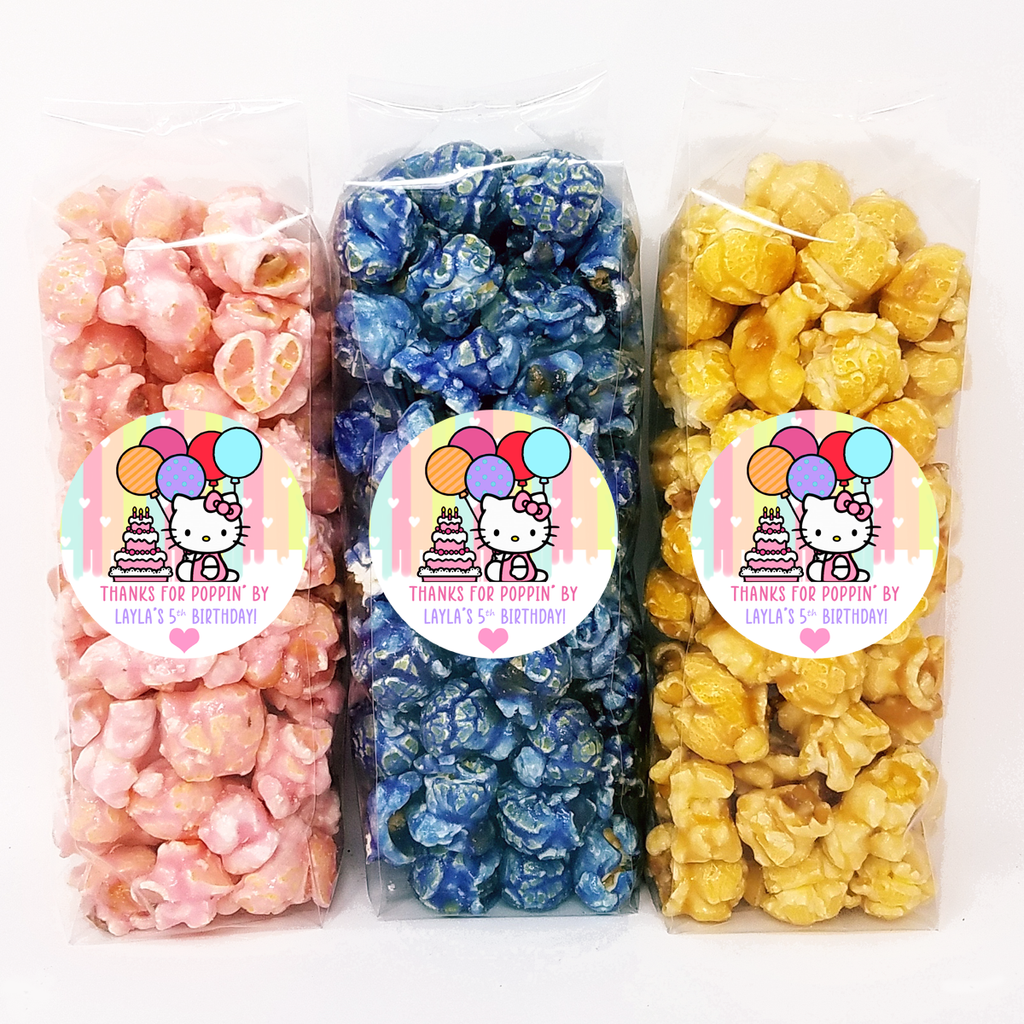 Kitty mit Geburtstagskuchen – Party Favors