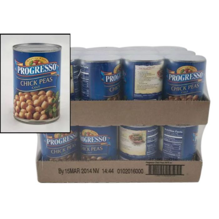 Progresso – Bohnenschnecke Erbsen, 15 Oz – Packung mit 24 Stück
