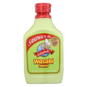 Woeber Soße Sandwich pal wasabi 16 Unze – Packung mit 6