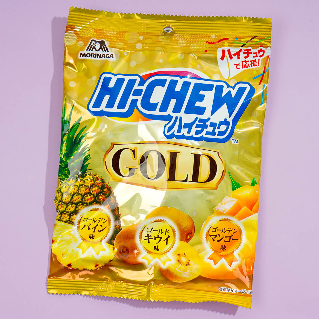 Hi-Chew Weich zum Kauen Süßigkeiten sortierte Packung – Goldfrüchte