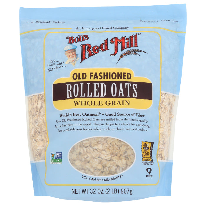 Bob's Red Mill Hafer Rollen Regular Old Fashioned, 32 Unzen – 4er Packung