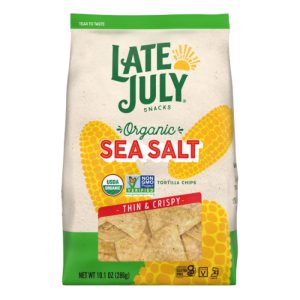 Late July – Restaurant Style Sea Salztortilla-Chips, 10.1 Unzen Packung o