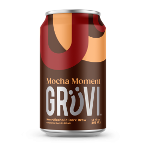 Gruvi Non-Alcoholic Stout – Bold, geröstetes, cremiges Bier, 0,0% abv