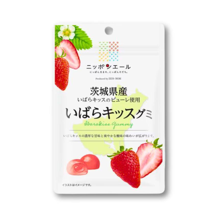 Nippon Ale Gummy- Ibaraki Ibaraki-Kiss Erdbeere
