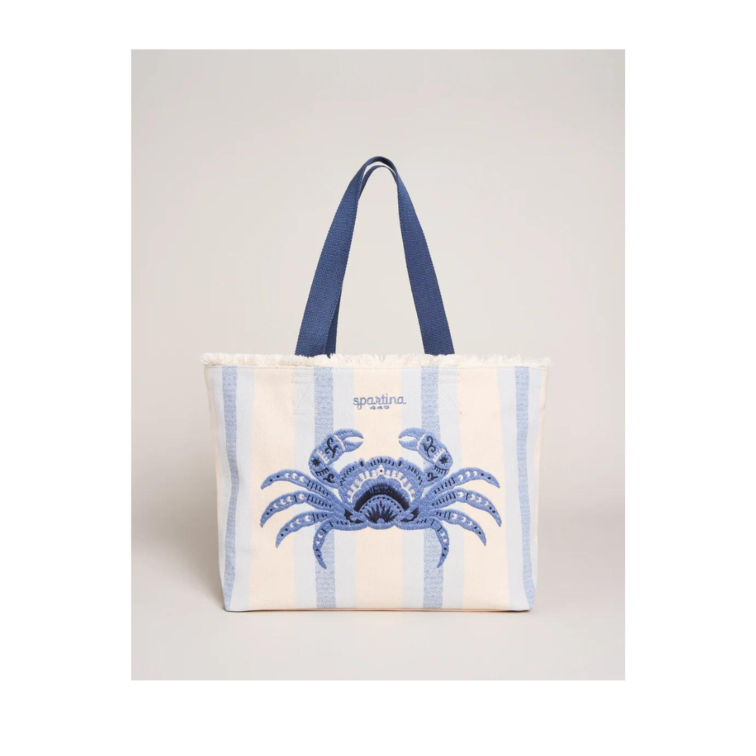 Spartina 449 Blaue Krabbe Strand Tragetasche