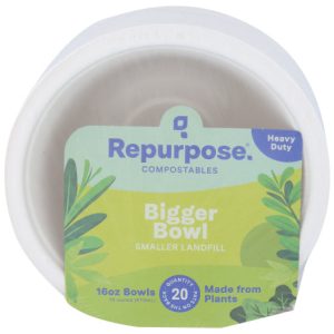 Umfunktionsschüsseln kompostierbar 20 Stk – Packung mit 12 Stück – 16oz / 20pc