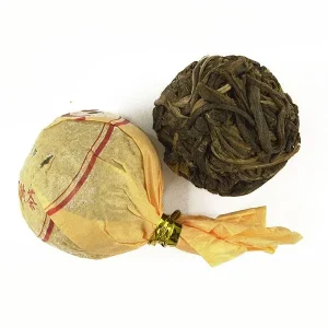 China pu-erh Sheng cha Drachenperle