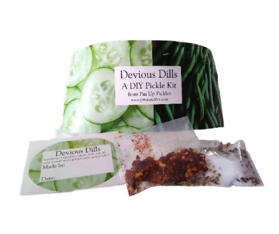 DIY Pickle Kit (kein Glas) – Devious Dill – 24 Packungen