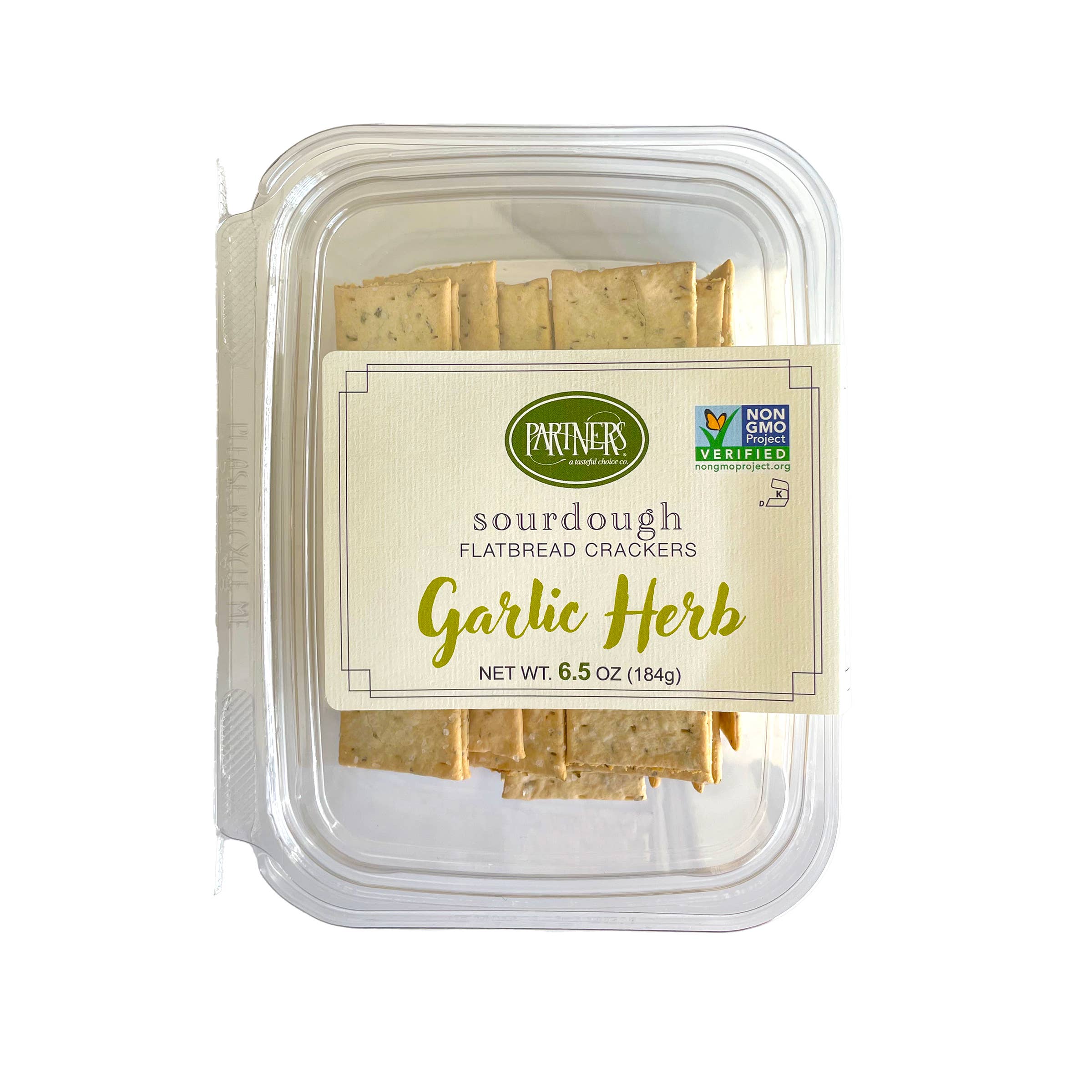Partner Crackers – Partner Sauerteig Knoblauch Kräuter Fladenbrot Crackers