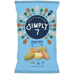 Simply 7 Bohnen Pops original, 3,5 Unzen – Packung mit 8