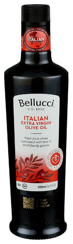 Bellucci – Premium Olivenöl 100% Extra Jungfrau, 500 ml – 6er Packung