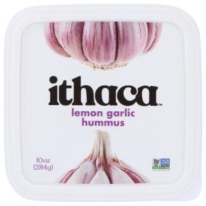 ITHACA kalt gearbeitet – Hummus Zitronen Knoblauch 10 Unzen – Packung mit 6