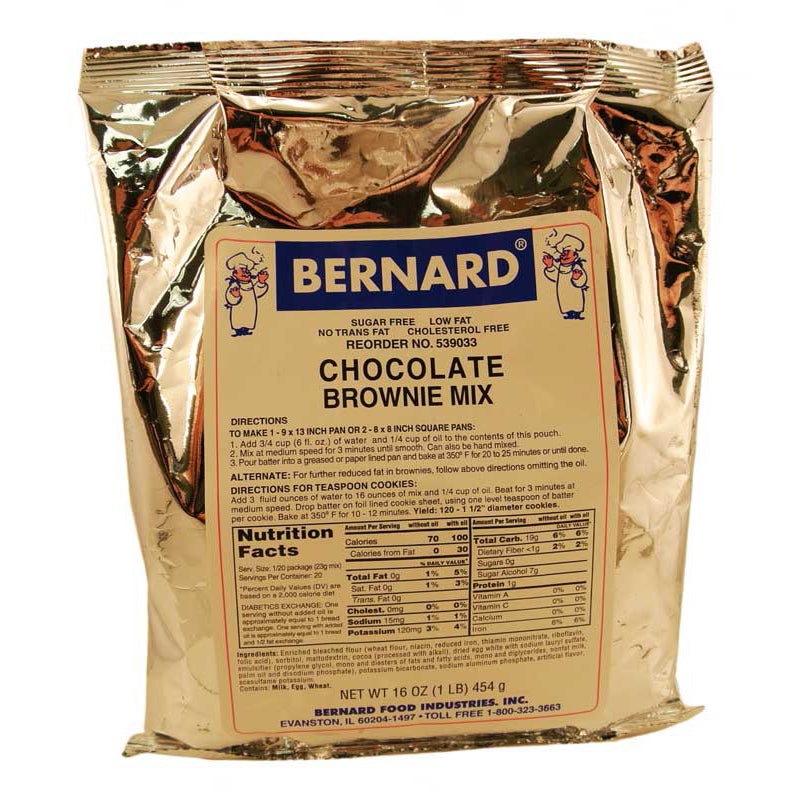 Bernard Schokolade Brownie Mischung, natriumarm