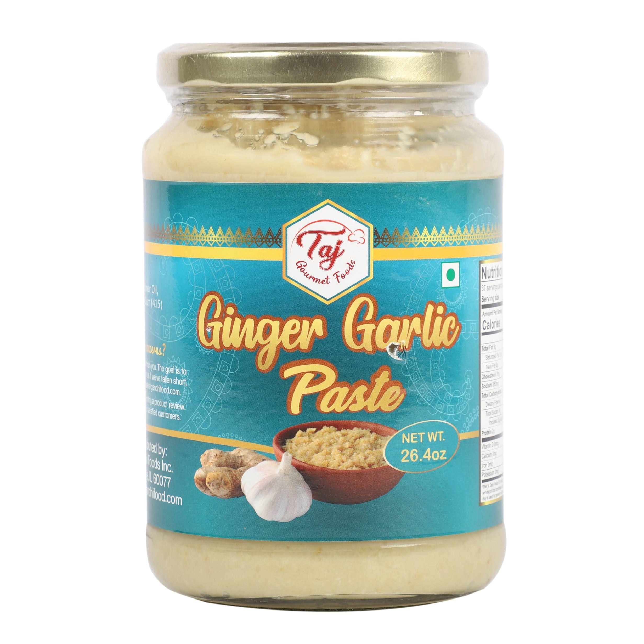 TAJ Ingwer Knoblauchpaste (gemahlen Ingwer & Knoblauch), 750g