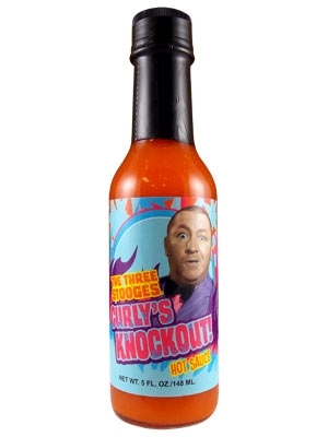Die drei Stooges Curly Knockout! Chilisauce, 5oz