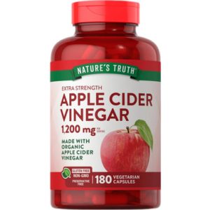 Nature's Truth Apfelessig 1200 mg., 180 Kapseln