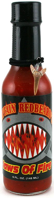 Captain Redbeards Kiefer des Feuers Chilisauce, 5oz