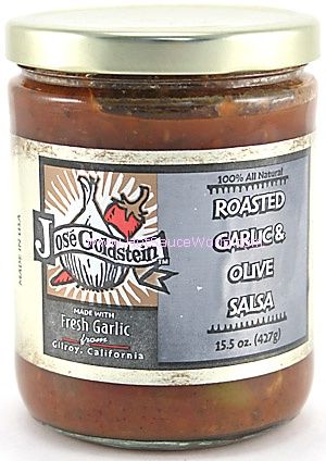 J Goldstein Knoblauch & Oliven Salsa, 15,5 oz