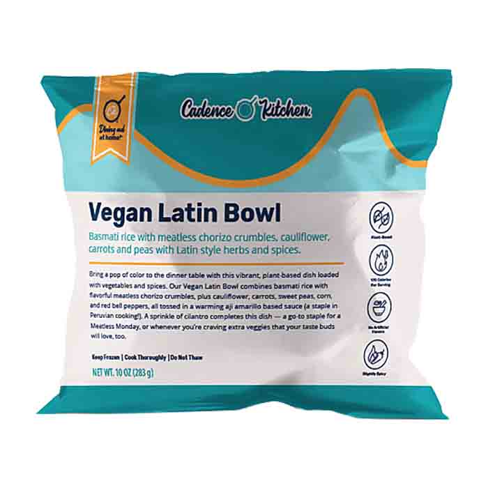 Cadence Kitchen – Bowl vegan latin, Packung mit 16 Stück – 10oz