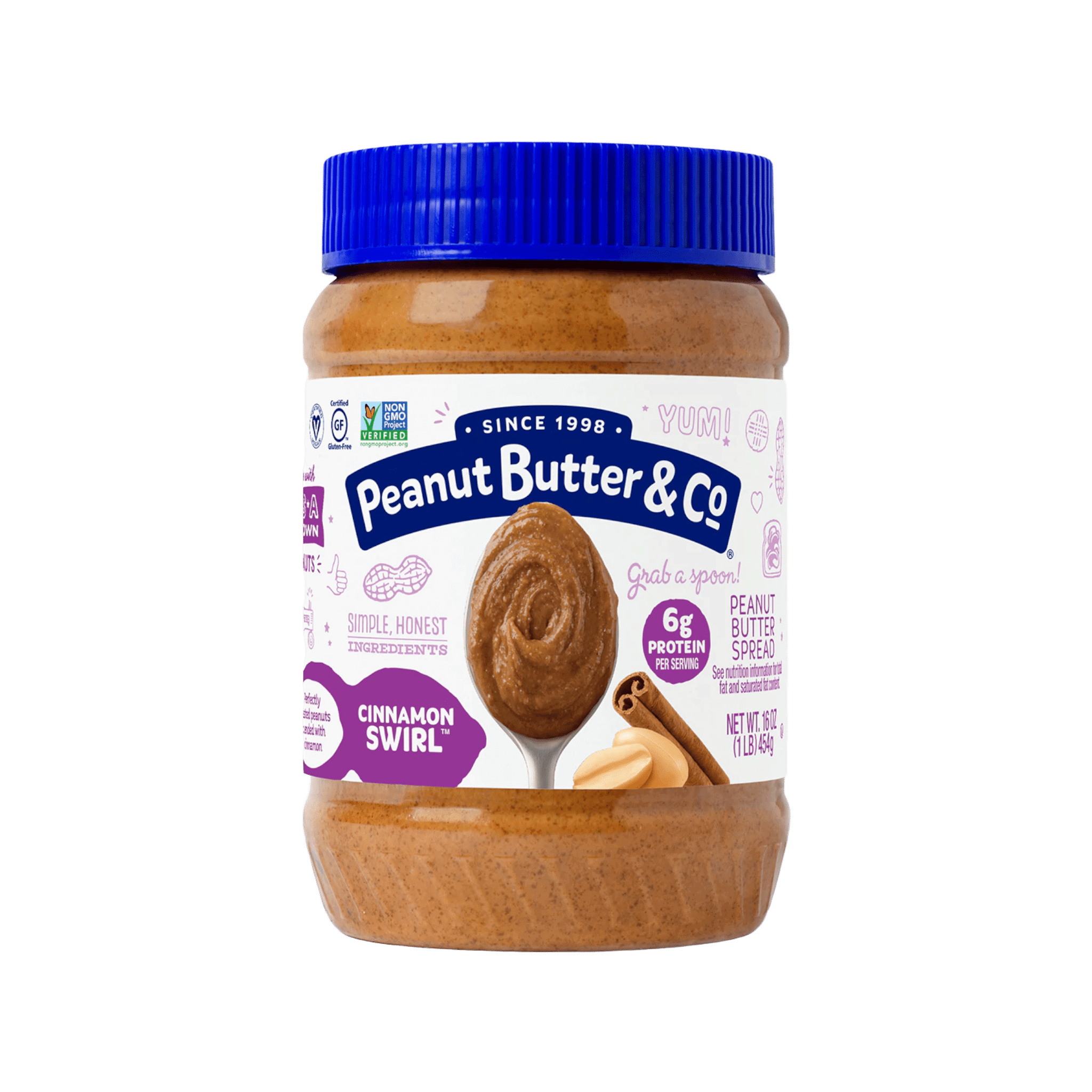 Erdnussbutter & Co. Zimt wirbeln