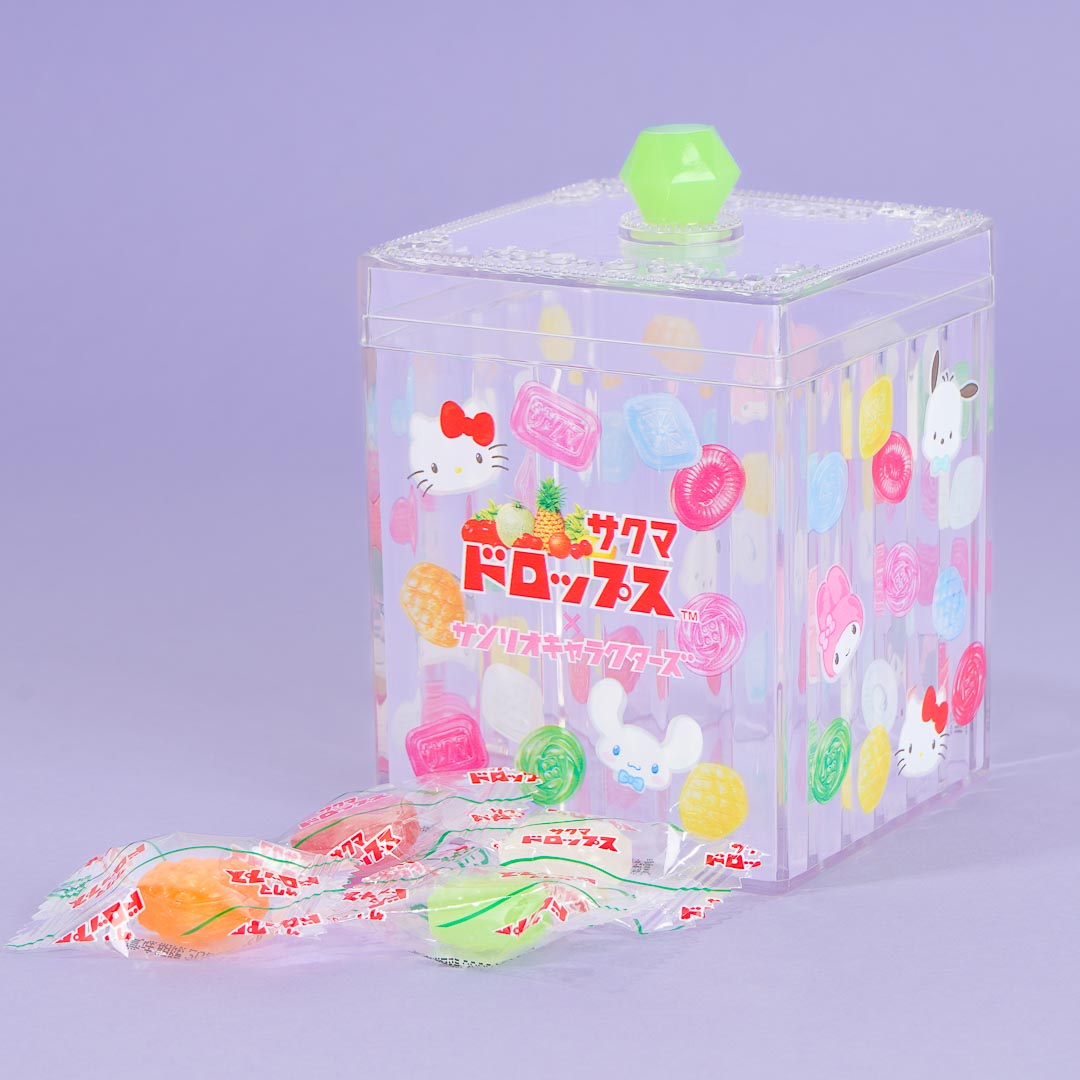 Sanrio Charaktere x Sakuma Tropfen klar Süßigkeiten Kanister