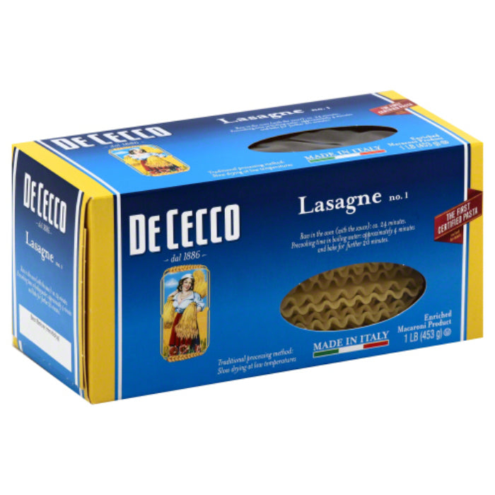 De Cecco – Lasagne Pasta, 16 Oz (Packung von 12)