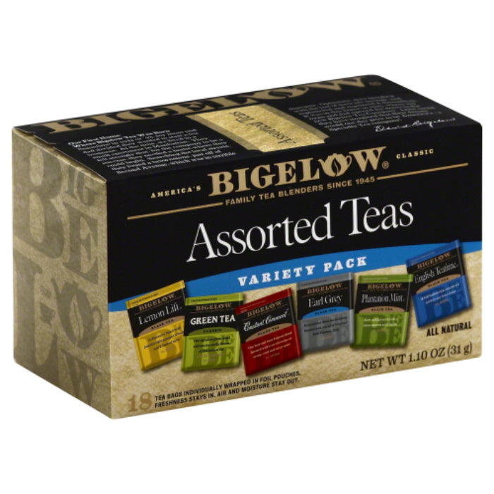 Bigelow Varieté Tee, 18 Beutel, 1,1 oz – Packung mit 6