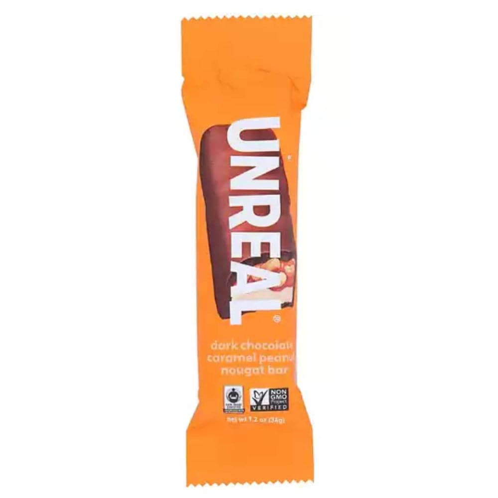 Unreal – Dunkle Schokolade Karamell Erdnuss Nougat Bar