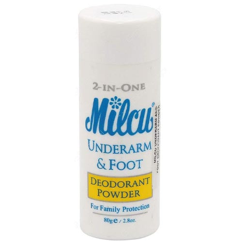 Milcu – 2 in 1 – Deodorant für Unterarm und Fuß – 80 G