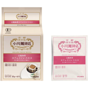 Kyoto Ogawa Kaffee Bio-Entkoffein Mocha Tropfen Kaffee 6 Portionen – entspannender japanischer Kaffee – in Japan gemacht – tokyo sakura Mall