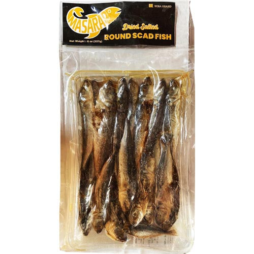 Masarap – Getrockneter gesalzener runder Scad Fisch – 8 OZ