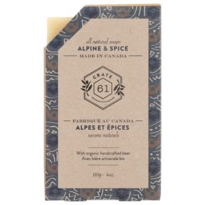 Crate 61 – Alpine & Gewürzseifenriegel, 4 Unzen (Packung mit 8 Stück)