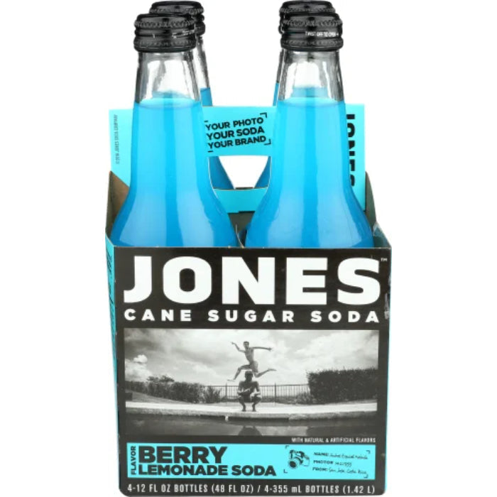Jones – Soda 4Pk Berry Limonade 48 Fo – (Packung mit 6)