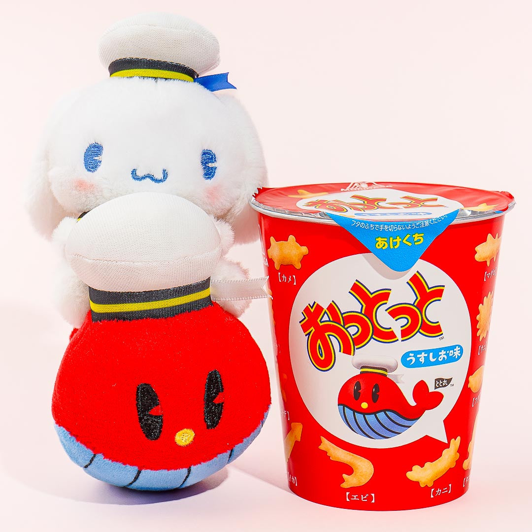 Ottotto x Sanrio Characters Plüsch Charm & Crackers – Cinnamoroll
