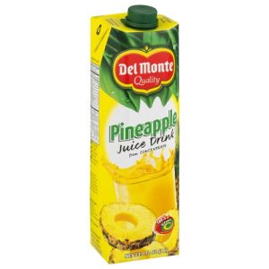 Del Monte Qualität – 100% Ananassaft mit Zusatz von Vitamin C – 1 Liter