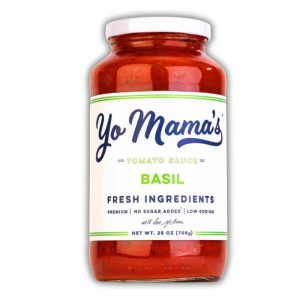 Yo Mama's Premium Pasta Saucen – Basilikum, Knoblauch, Wein, Marinara & mehr