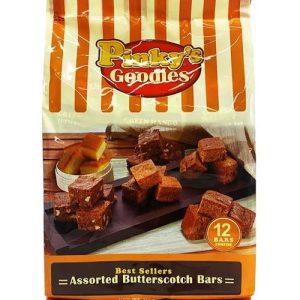 pinky-s goodies – Bestseller – sortiert Butterscotch Bars – 12 Stück – 7,60 Unze