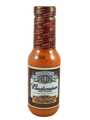 Budweiser Mild und würzig-säuerlich Wing Sauce, 14oz