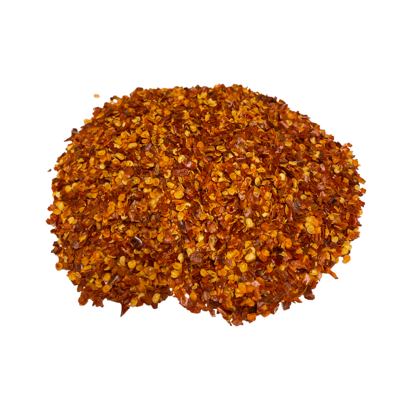 Zerkleinerter roter Chili Pfeffer