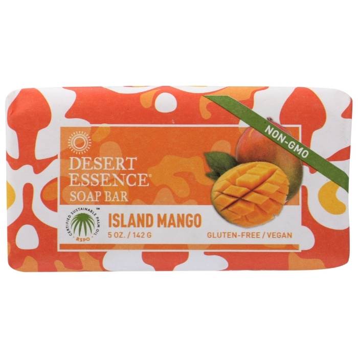 Wüstenessenz – Insel Mango Bar Seife, 5oz – Packung mit 3