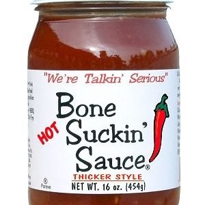 Bone Suckin’ heiße & dicke Grillsauce, . – 16oz