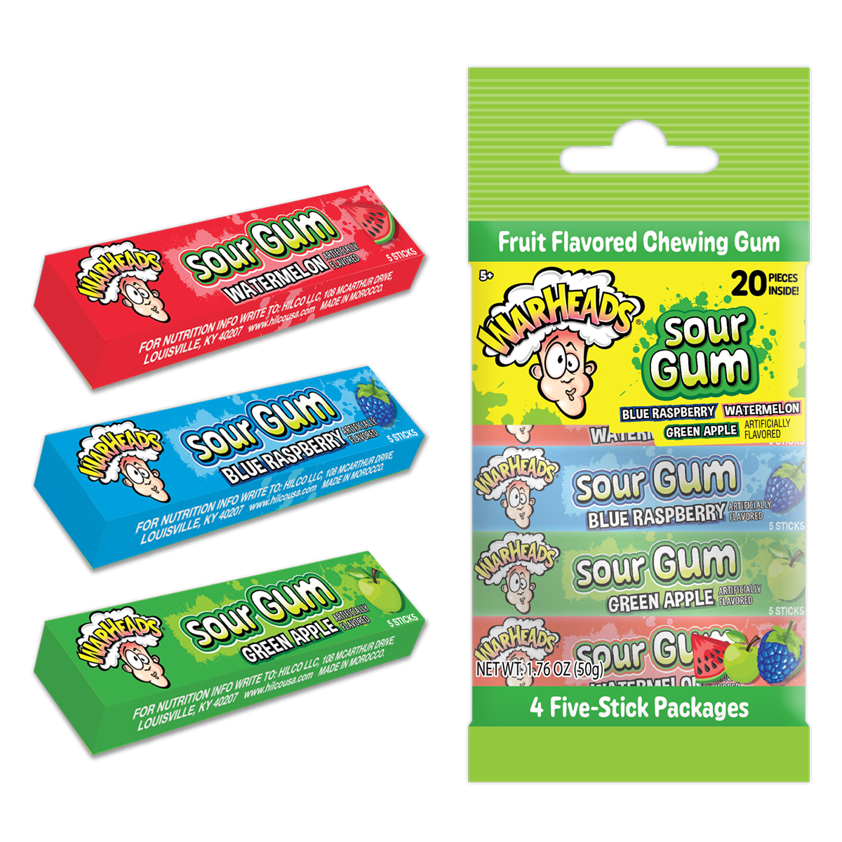 Warheads Sauergummis