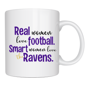 Bunte Creek Studio – Baltimore Ravens Sport Tasse, Echte Smart Damen