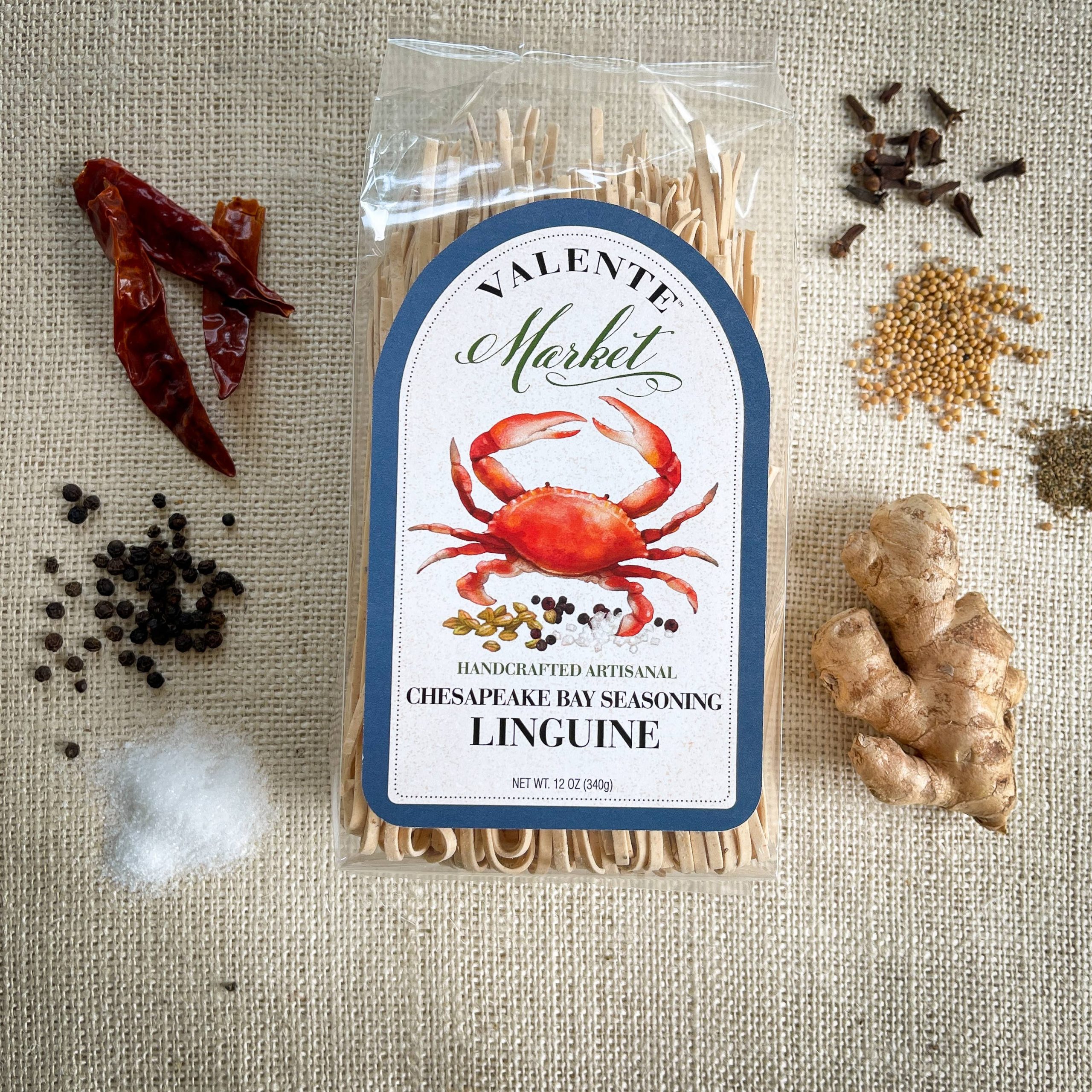 Valente Pasta – Chesapeake Bay Gewürzlinguine